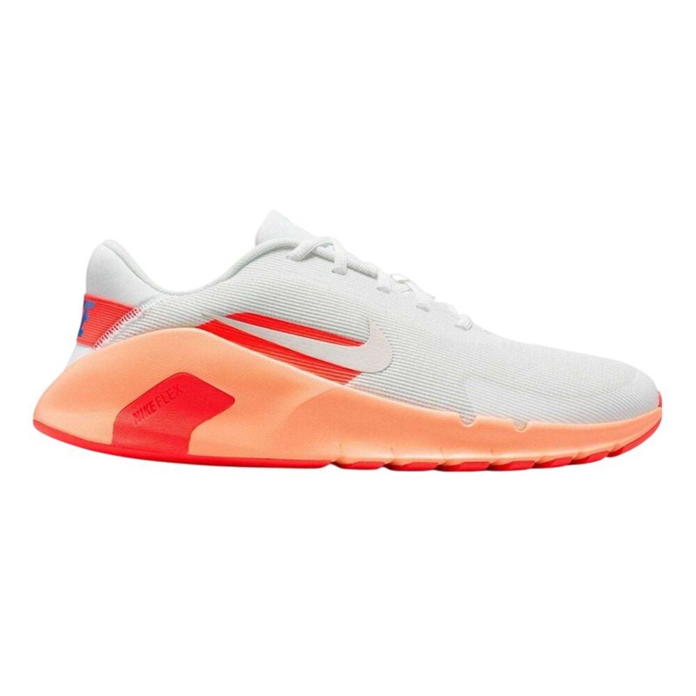 Nike Mens Flex Sneakers / White/Orange